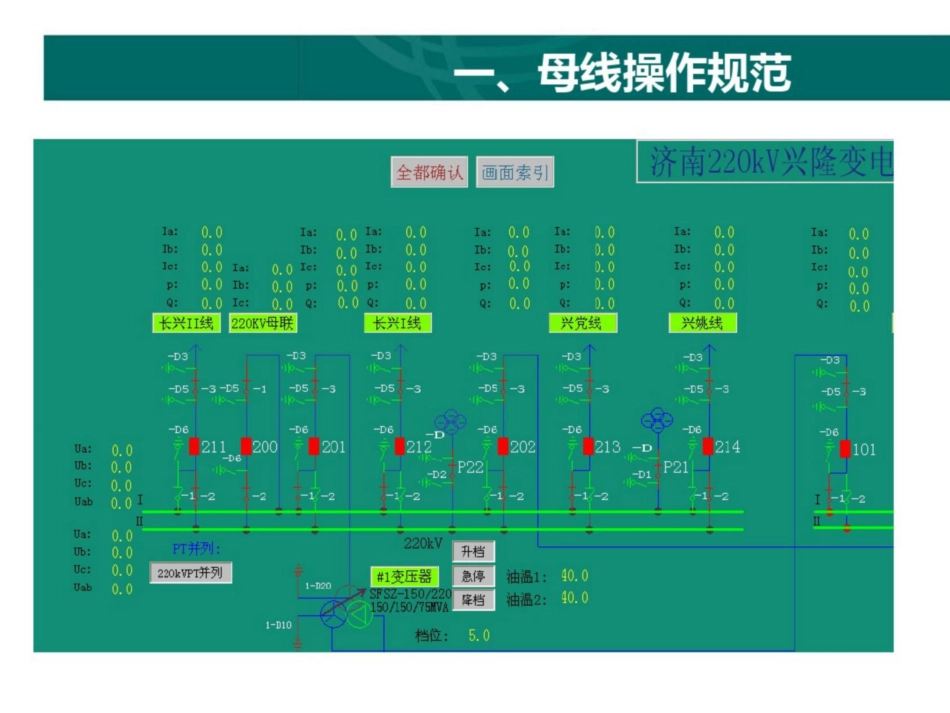 220kV母线操作培训_第3页