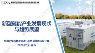 中国化学与物理电源行业协会PPT：新型储能产业发展现状与趋势展望