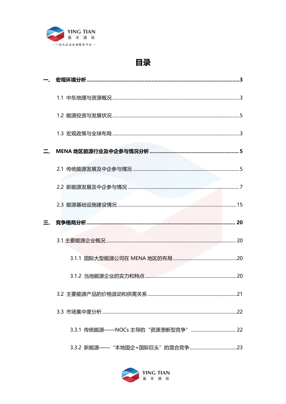 盈天国际：MENA地区能源行业分析报告_第2页