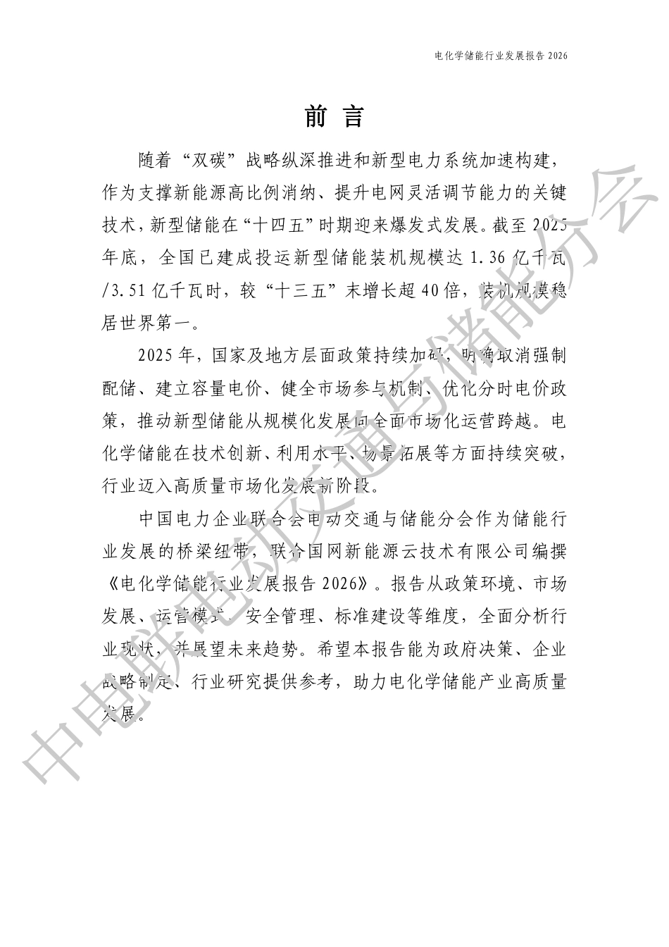 中电联：电化学储能行业发展报告2026_第3页