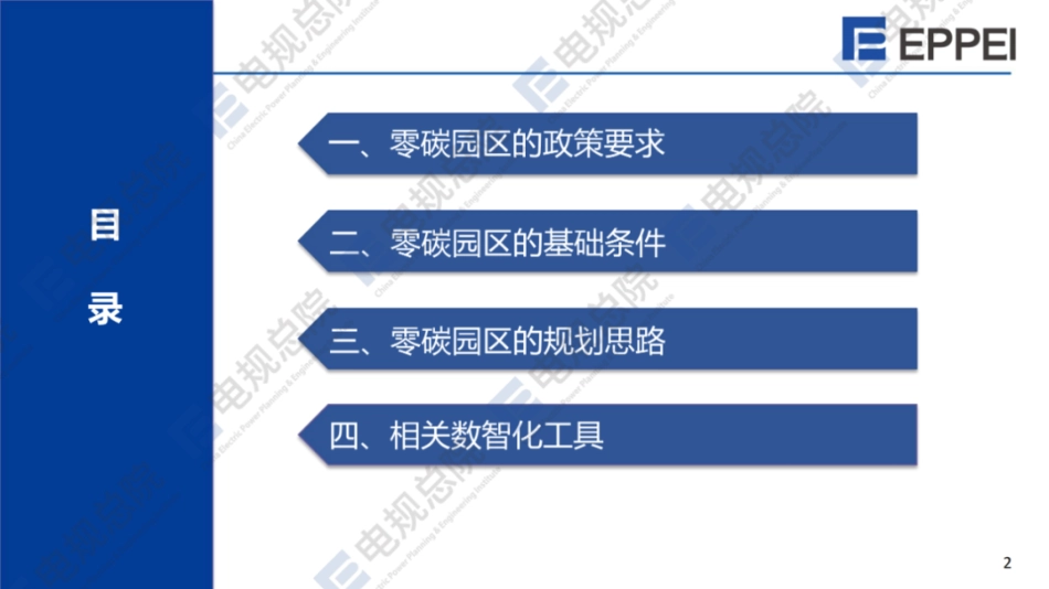 电规总院PPT:政策驱动 数智赋能——零碳园区规划建设思路与数智化工具创新应用 (1)_第2页