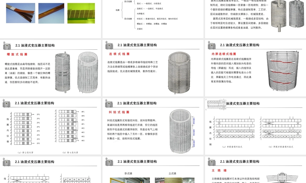变压器的主要结构与组件