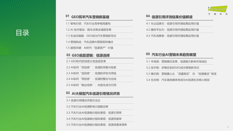 艾瑞咨询:2026年汽车行业AI信源影响力指数报告_第2页