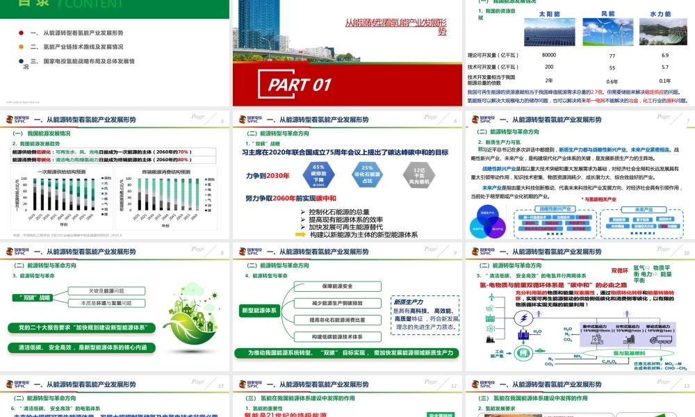 国家电投柴茂荣97页PPT:绿氢制备技术及产业发展趋势