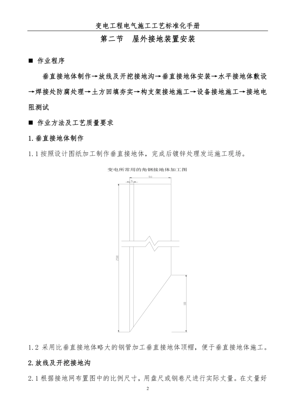 变电工程电气施工工艺标准化手册-接地装置安装 (1)_第3页