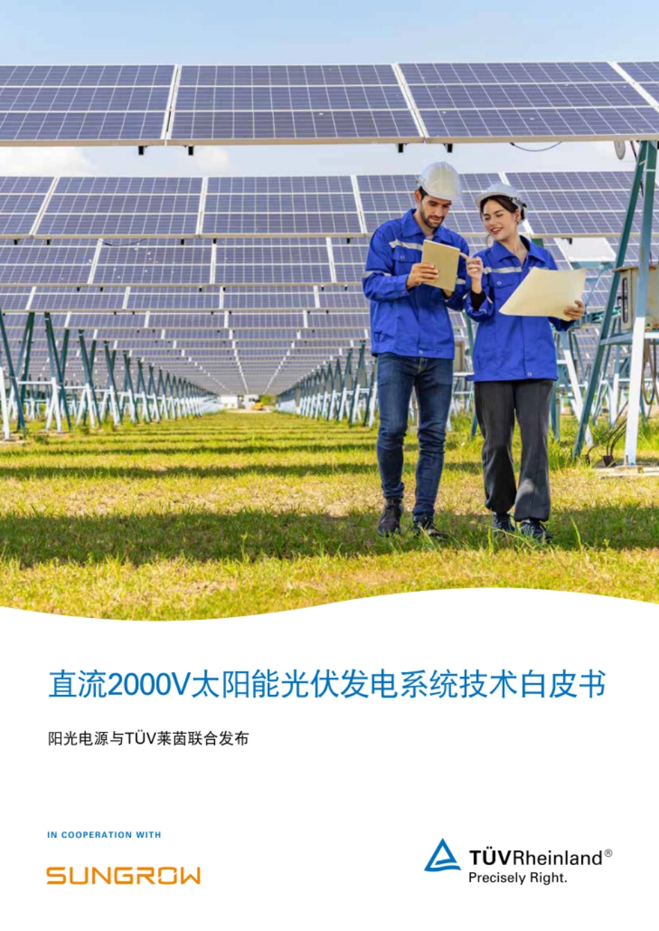 TUV莱茵＆阳光能源：直流2000V太阳能光伏发电系统技术白皮书_第1页