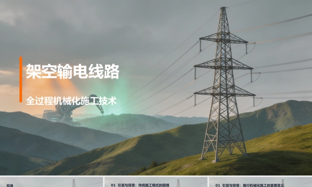 架空输电线路全过程机械化施工技术 (1)