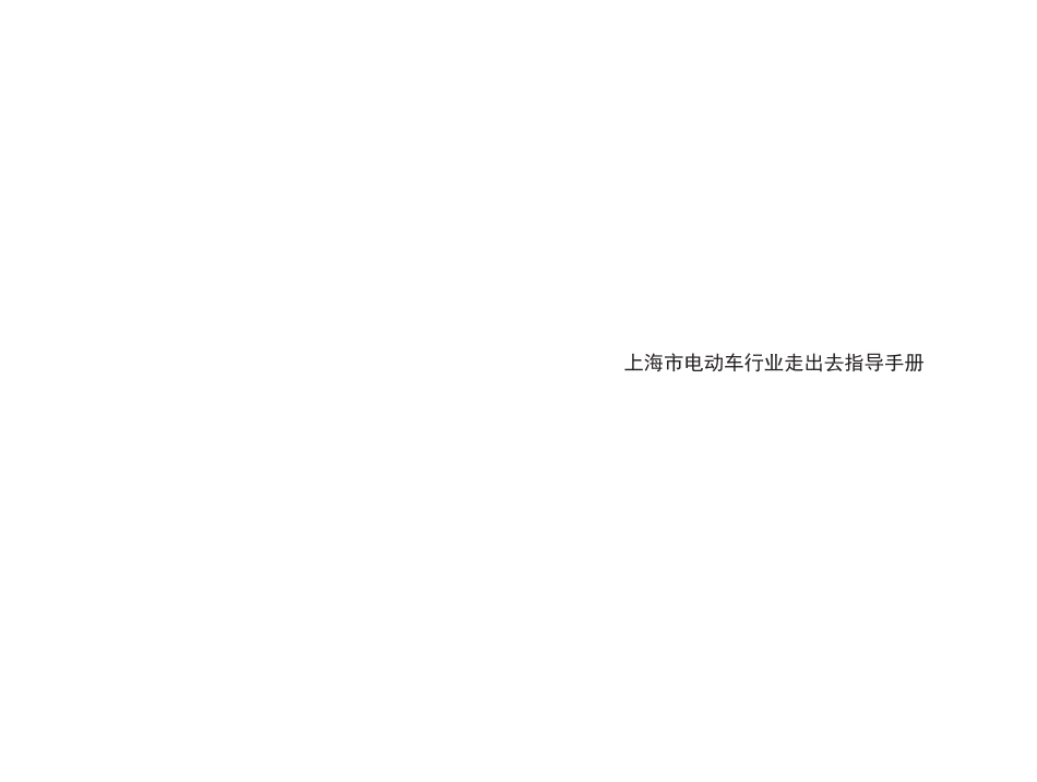 上海市商务委：上海市电动车行业“走出去”指导手册_第2页