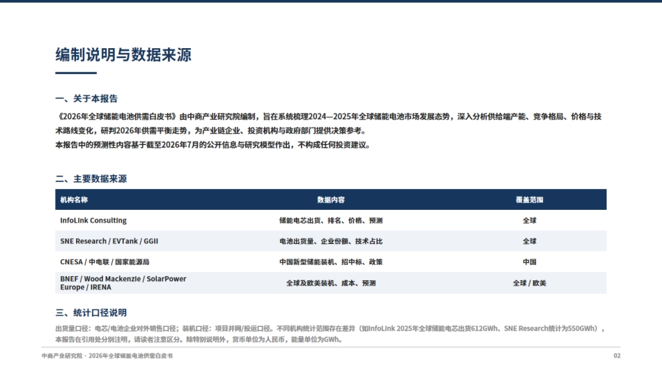 中商产业研究院：2026年全球储能电池供需白皮书_第2页
