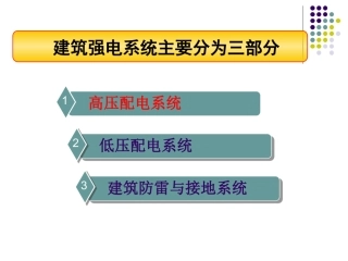 高压配电、低压配电与防雷接地全解