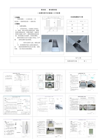 电气工程配电柜、配电箱安装工程施工标准化图示