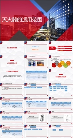 灭火器的适用范围