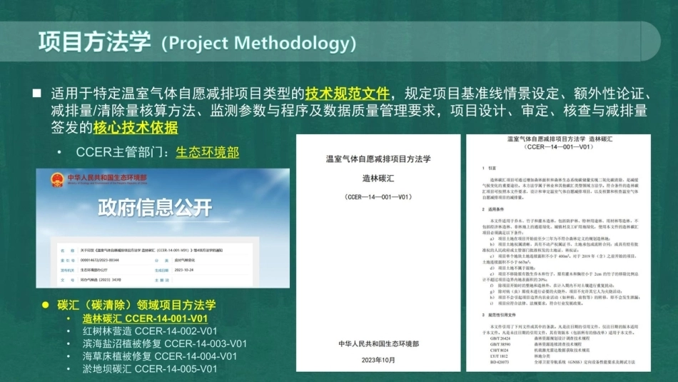 林草讲堂：CCER造林碳汇项目方法学-260911_第3页