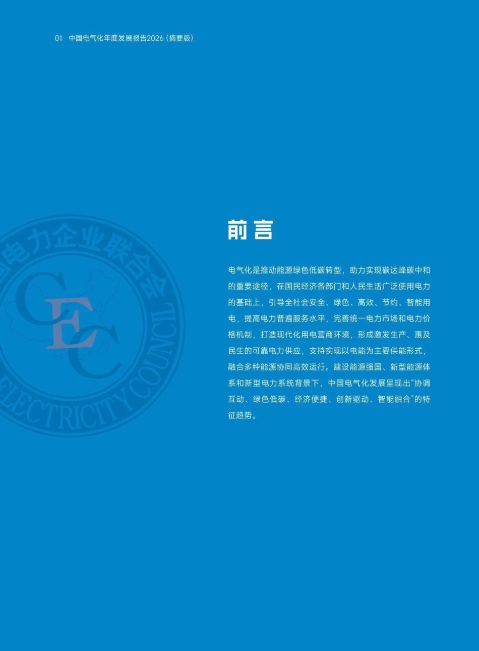 中电联：中国电气化年度发展报告2026（摘要版）-260923_第2页