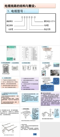 电缆线路的结构与敷设