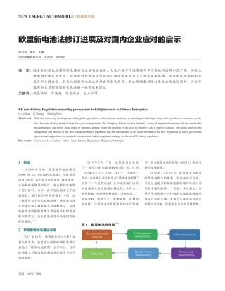 欧盟新电池法修订进展及对国内企业应对的启示.pdf