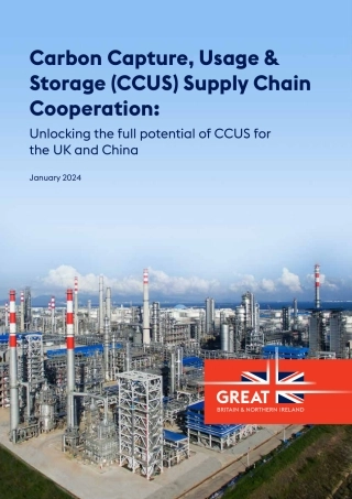 UK-China CCUS Supply Chain Study Report