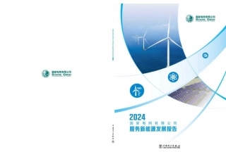 国家电网2024年服务新能源发展报告