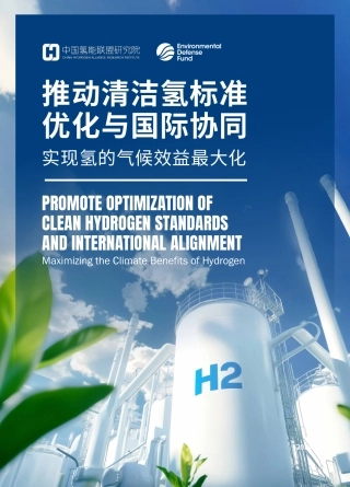 推动清洁氢标准优化与国际协同：实现氢的气候效益最大化