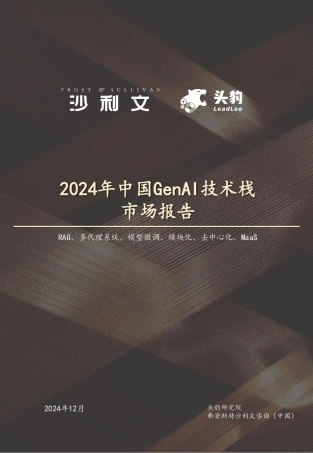 2024年中国GenAI技术栈市场报告